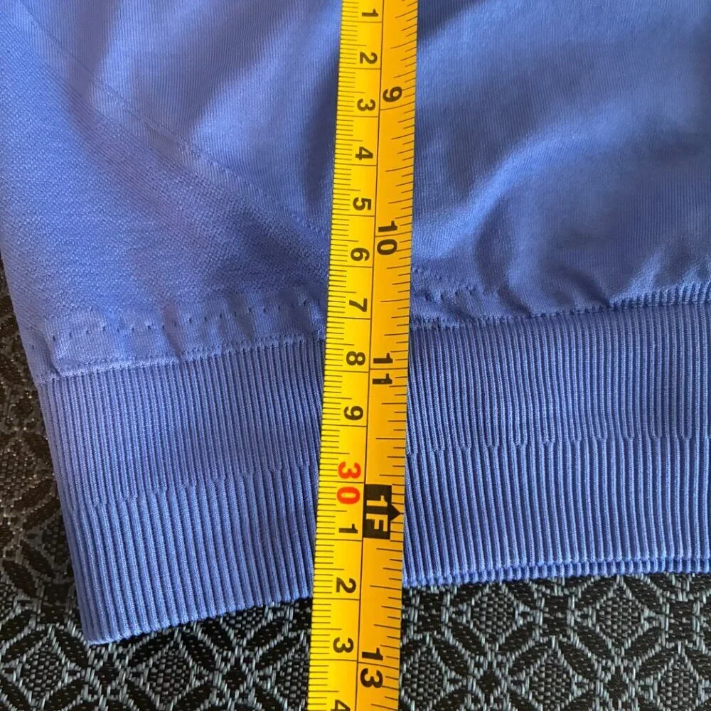 AYBL Empower Seamless Women's Blue Crop Top